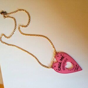 Ouija board statement necklace